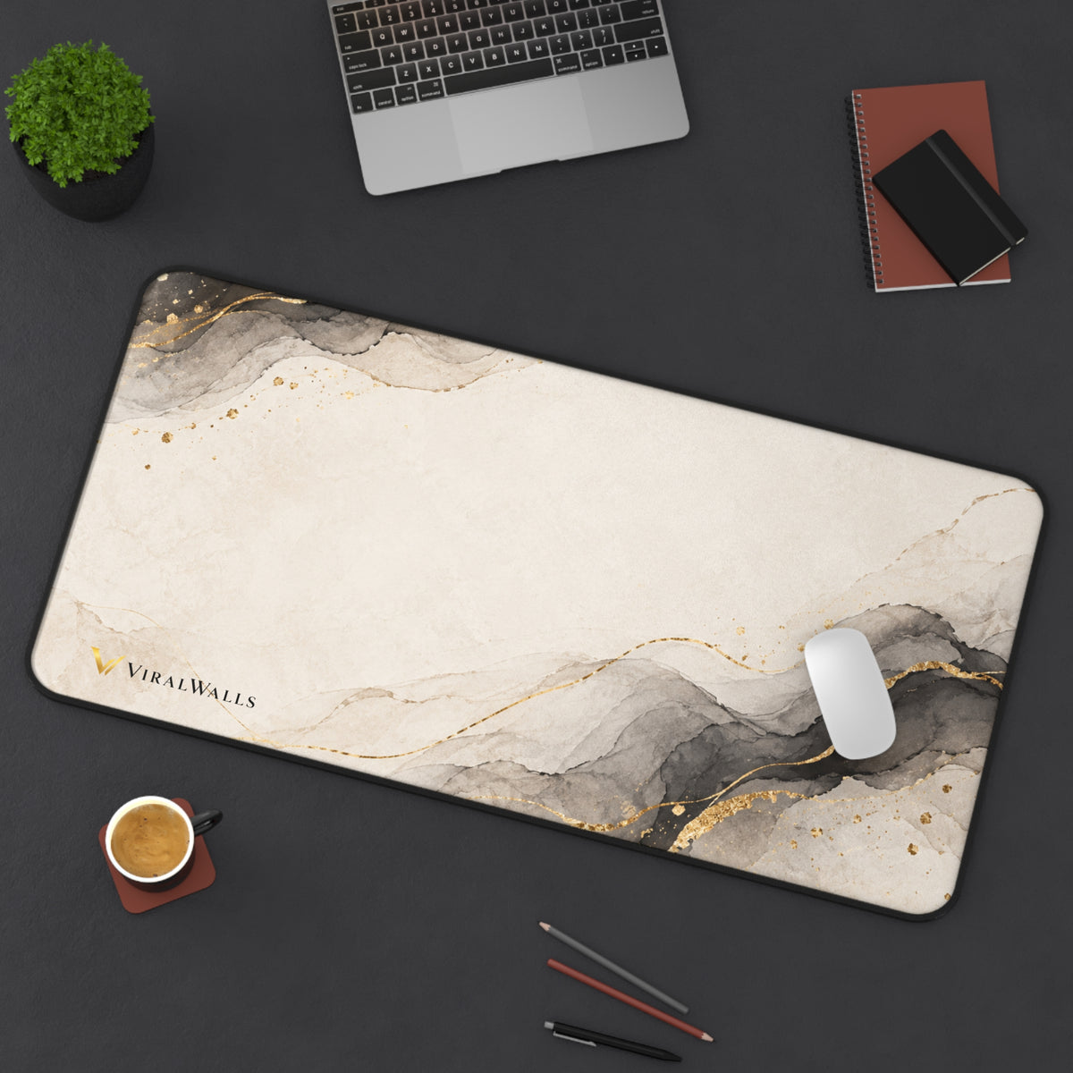 Marble and Gold — Mouse Pad