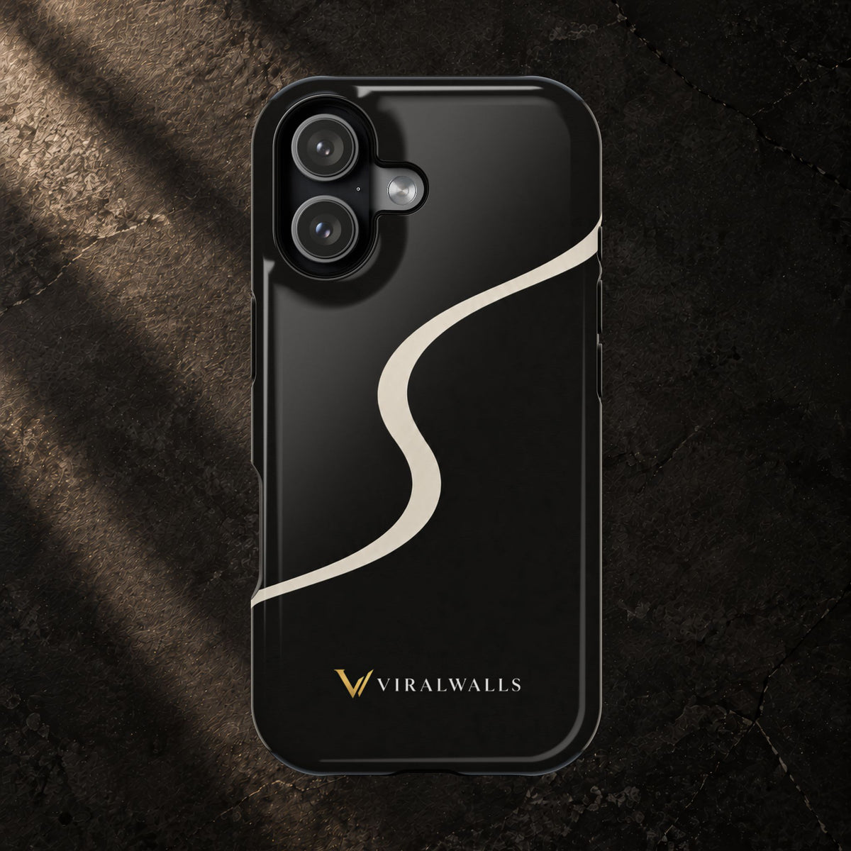 Charcoal Ivory - iPhone / Samsung Phone Case