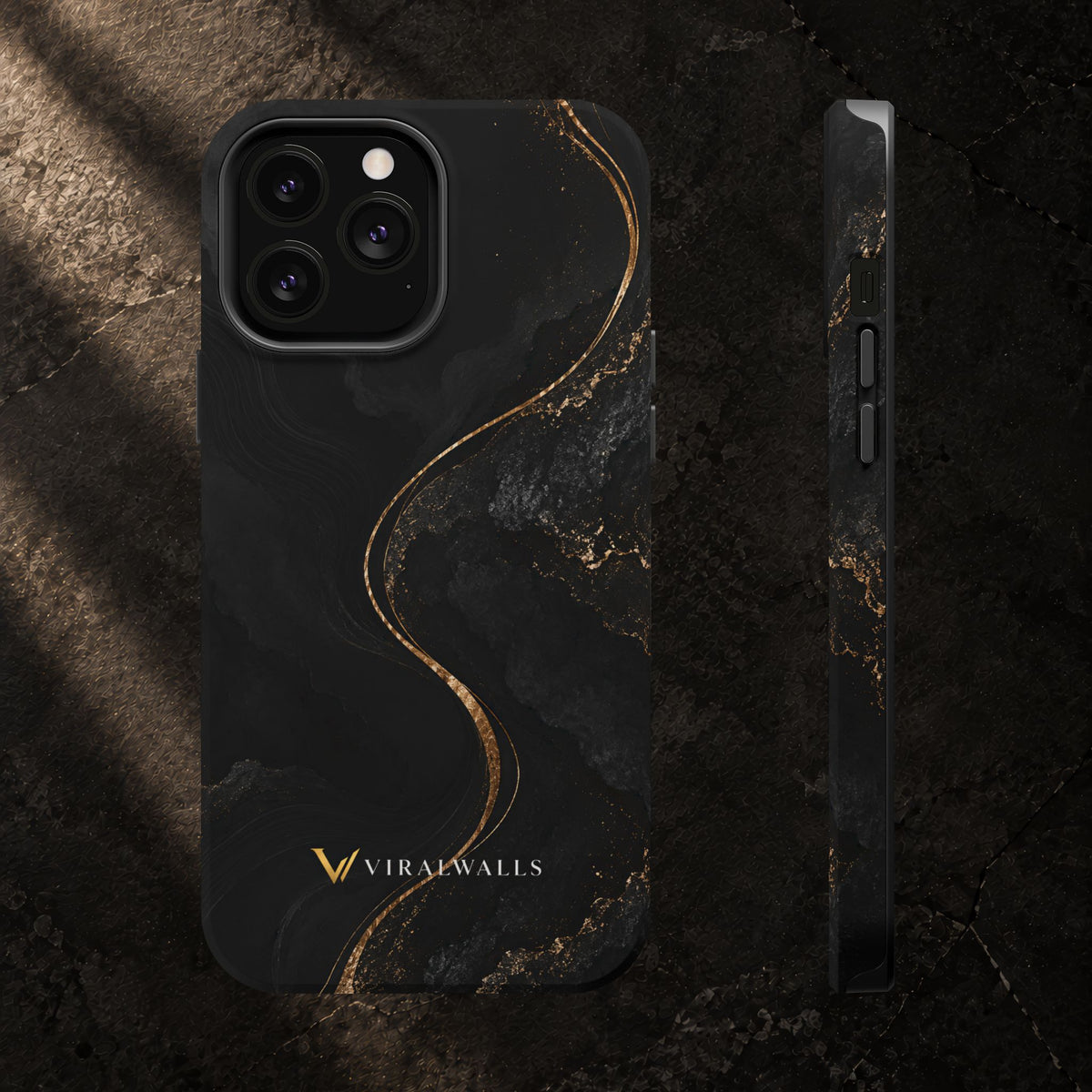 Black and Gold — iPhone / Samsung Case