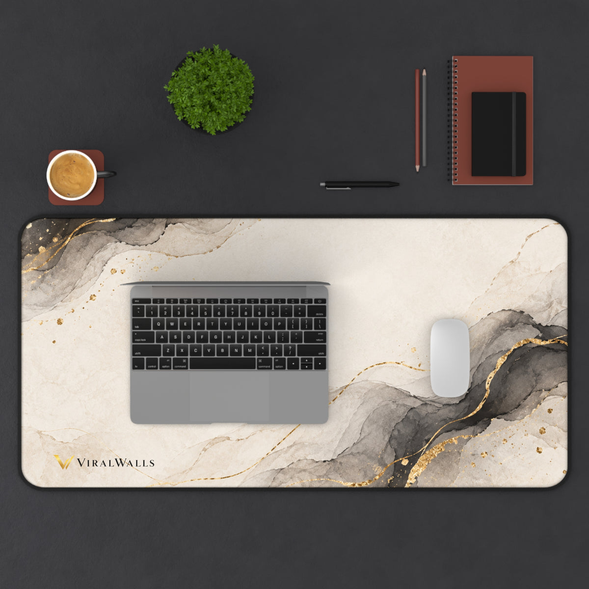 Marble and Gold — Mouse Pad