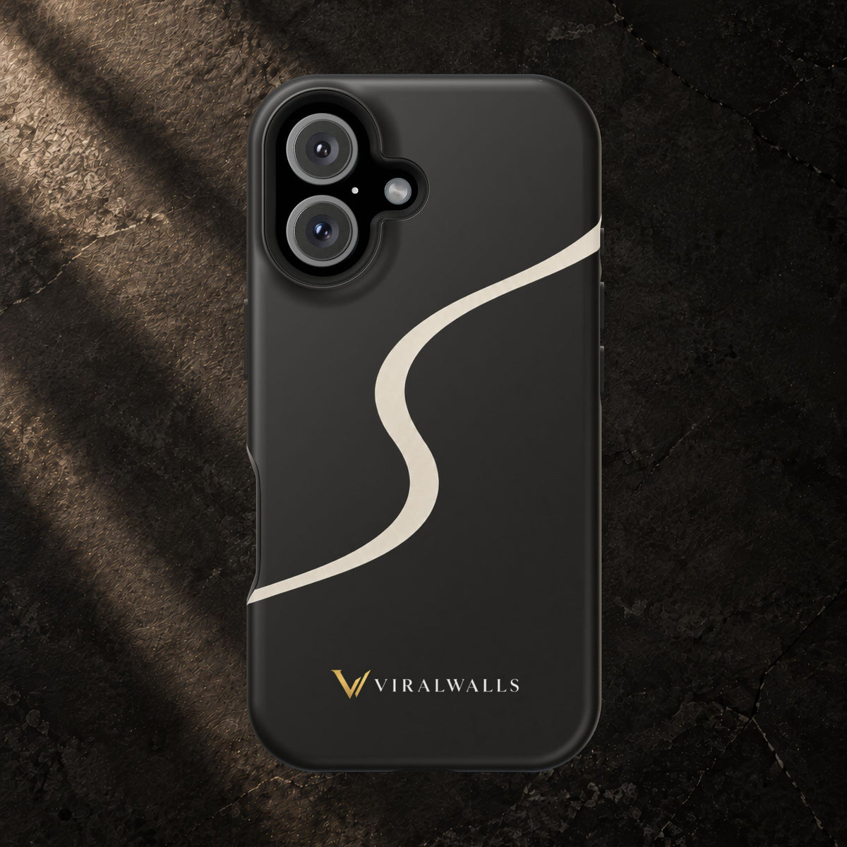 Charcoal Ivory - iPhone / Samsung Phone Case