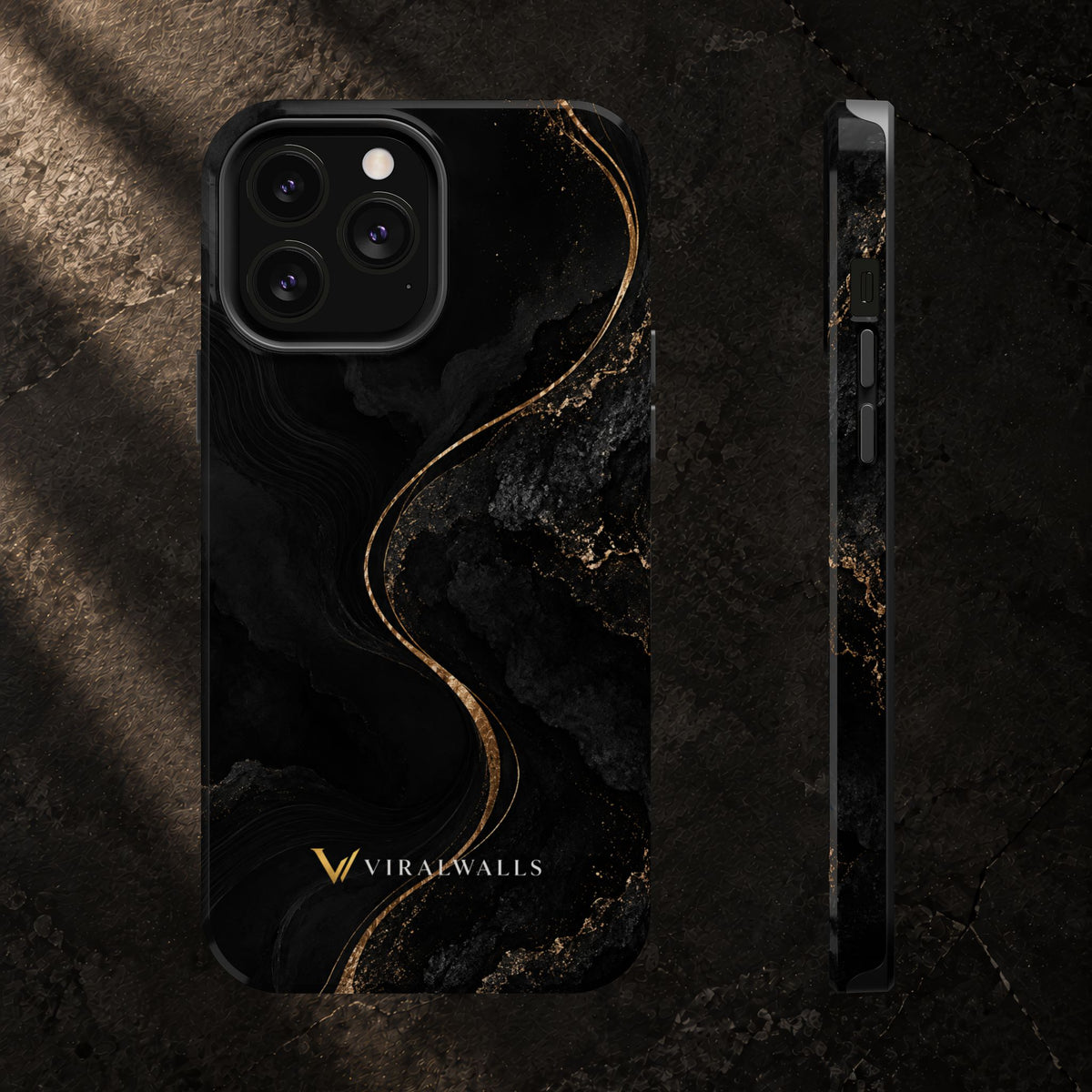 Black and Gold — iPhone / Samsung Case