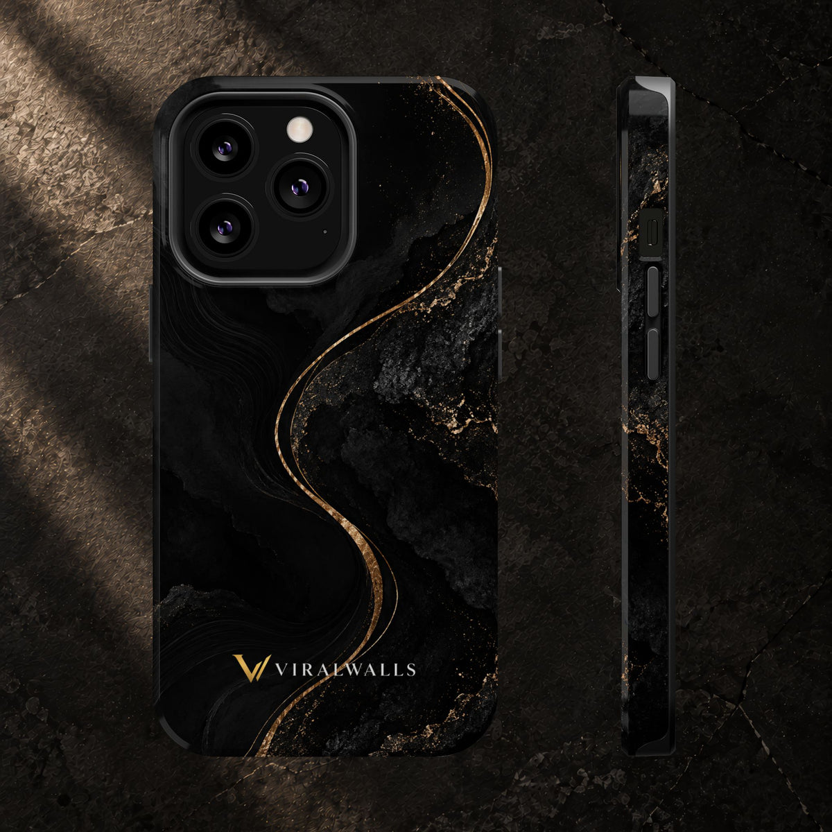 Black and Gold — iPhone / Samsung Case