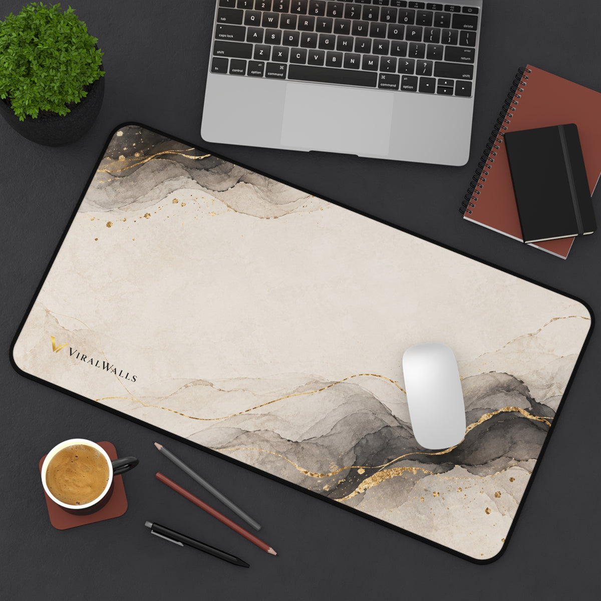Marble and Gold — Mouse Pad