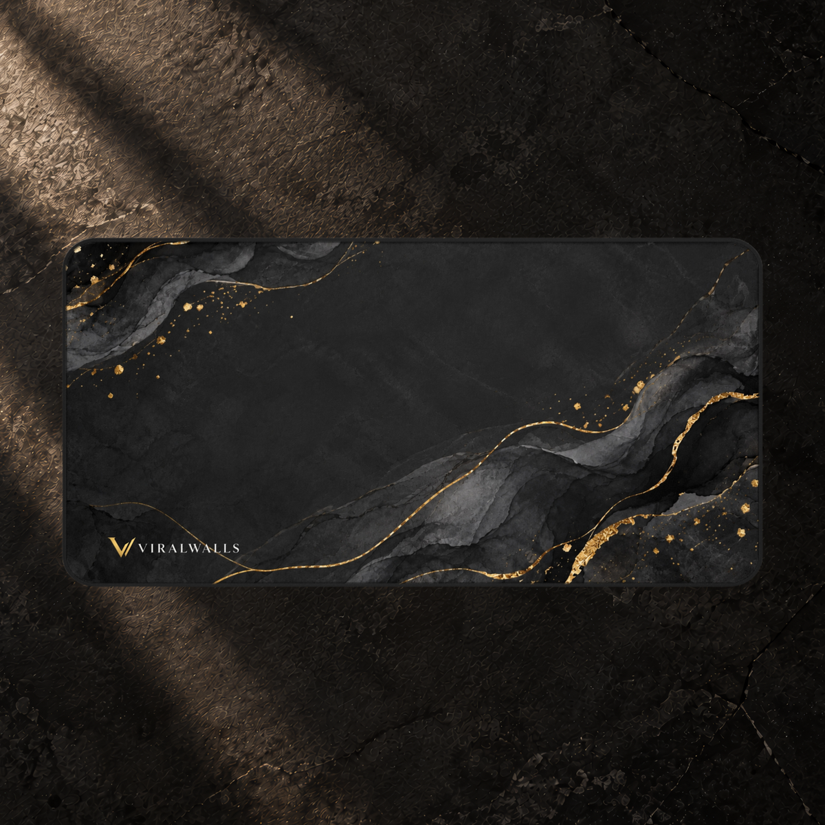 Black & Gold — Mouse Pad