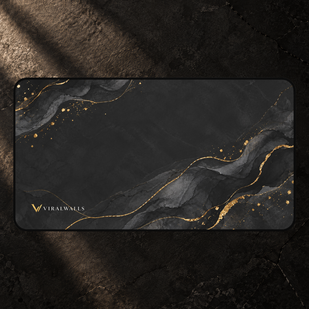 Black & Gold — Mouse Pad