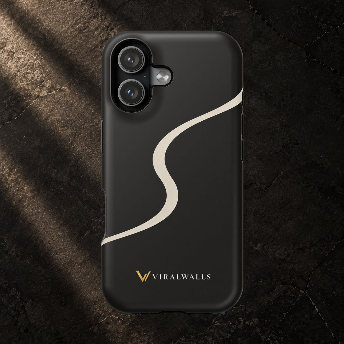 Charcoal Ivory - iPhone / Samsung Phone Case