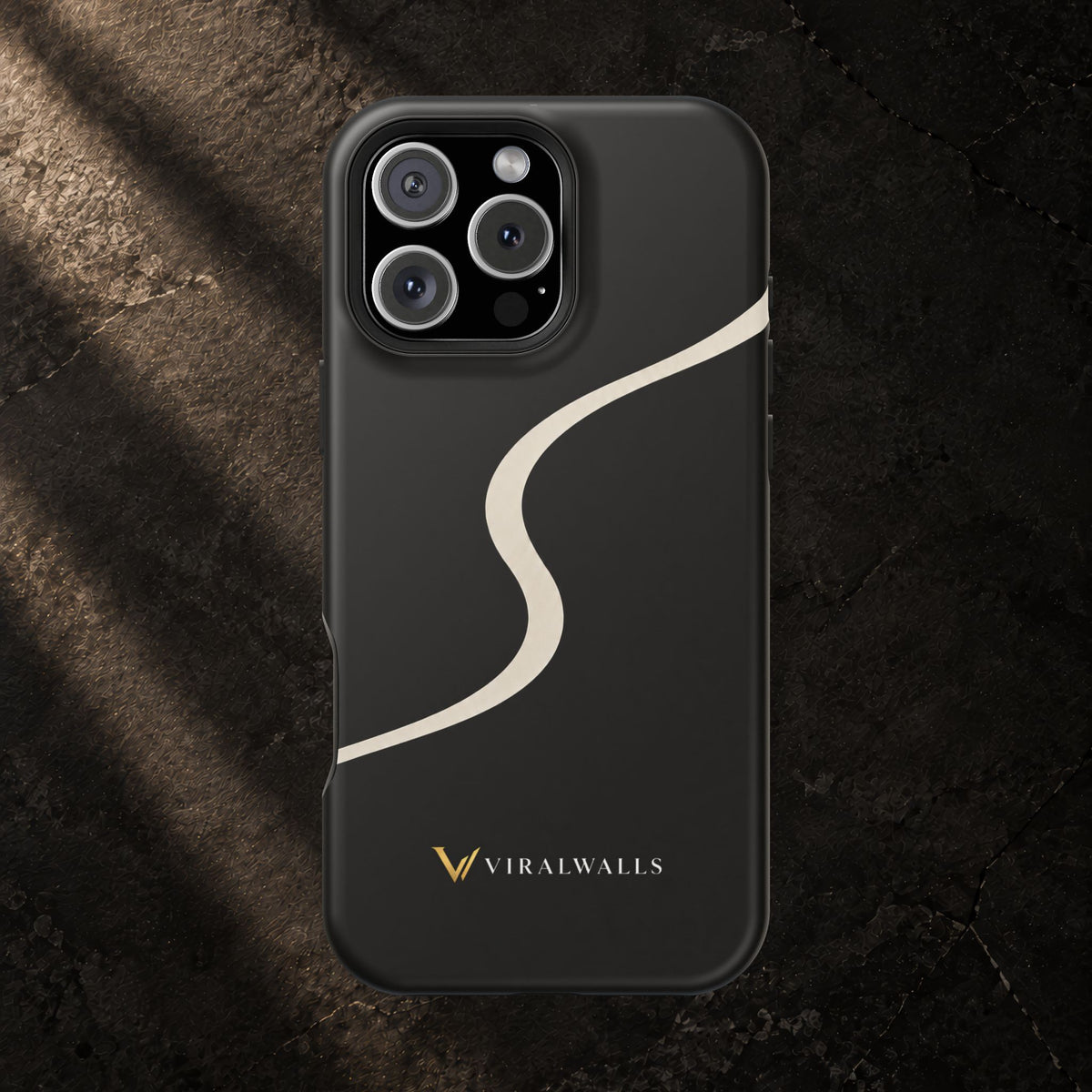 Charcoal Ivory - iPhone / Samsung Phone Case