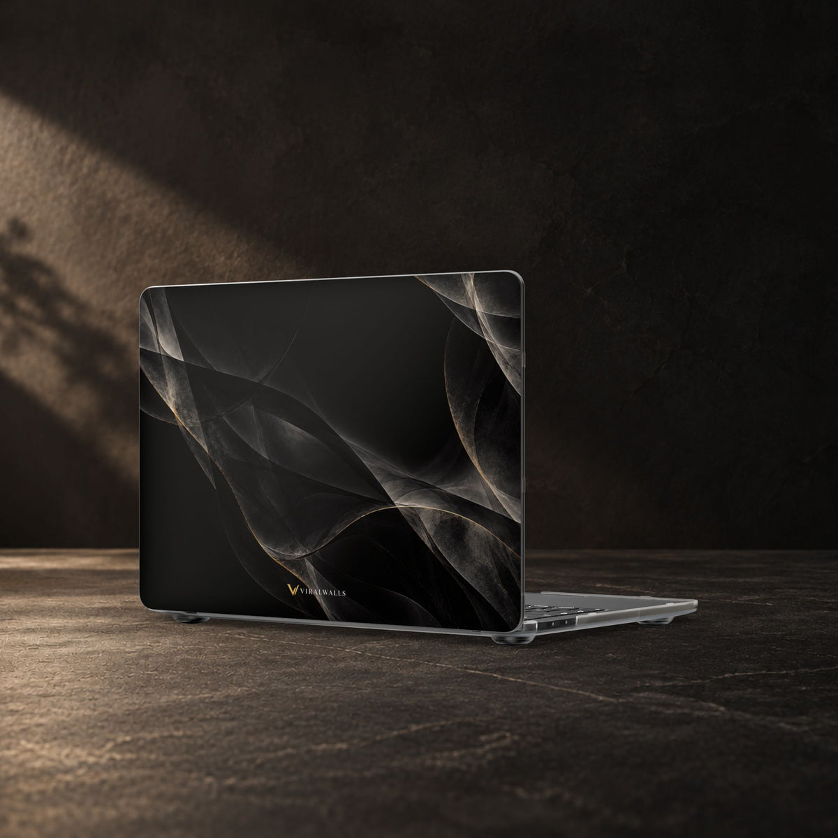 Black Smoke — Matte MacBook Case