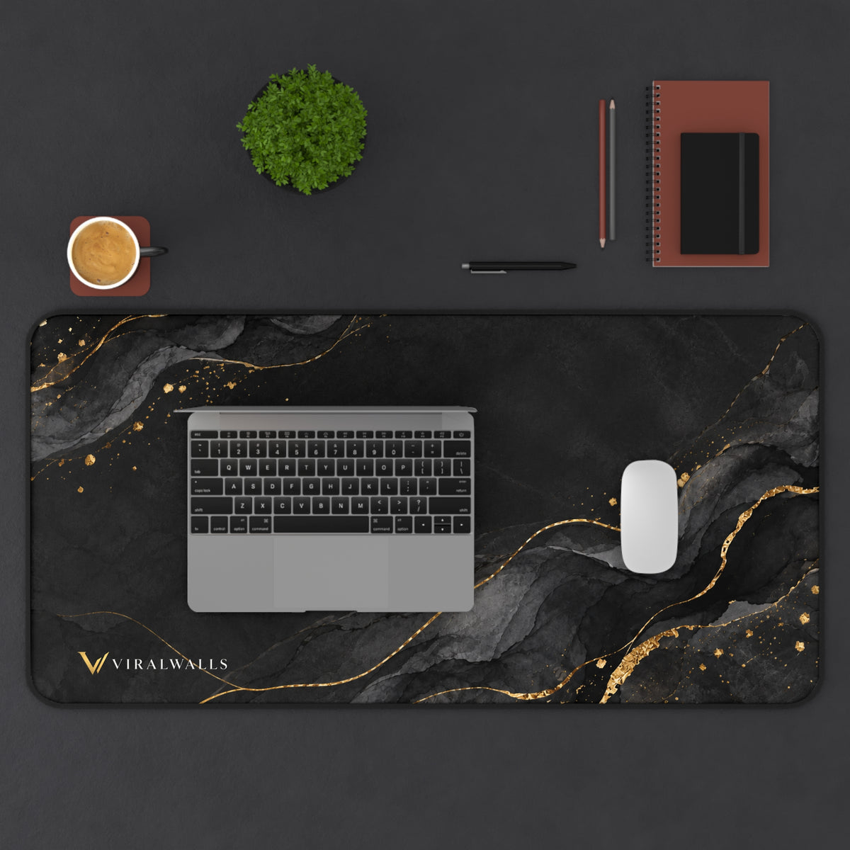 Black & Gold — Mouse Pad