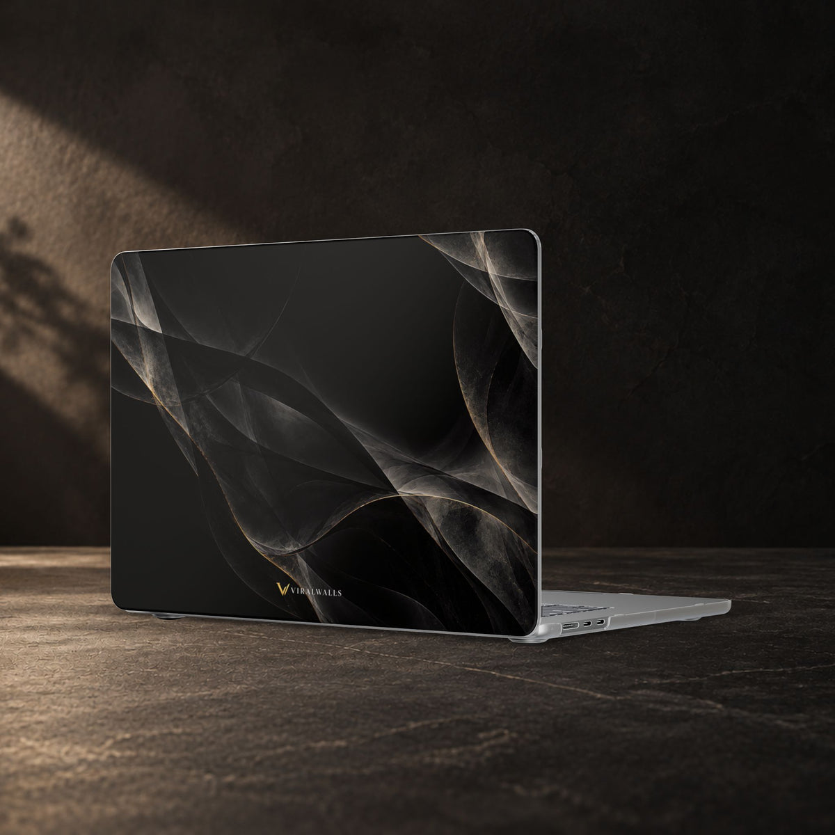 Black Smoke — Matte MacBook Case